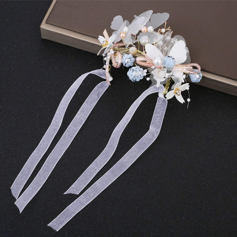 Oubaka 4 Roll Christmas Glitter Metallic Silver Ribbon,Glitter Ribbon for Gift Crafters Wedding Party Birthday Wrap Hair Bows Floral Projects Wrapping Decorations DIY Crafts Arts(1/4inX22m) - Image 5